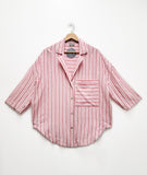 In Stock - Big Stripe - Sherry Top - Red