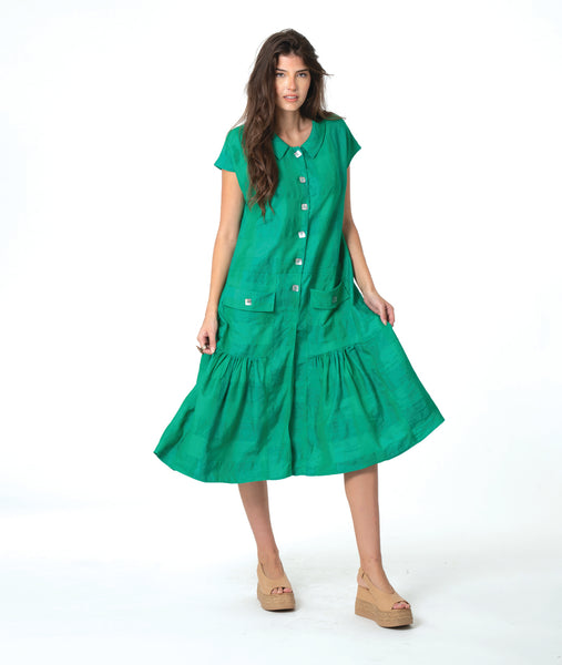 S'26 - Silo Check - Garden Party Dress
